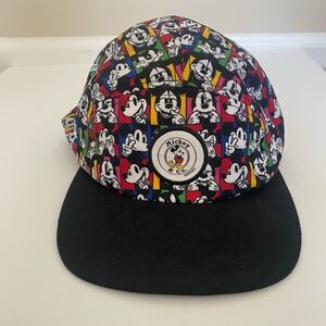 Disney Mickey Mouse Multicolor Pattern Hat